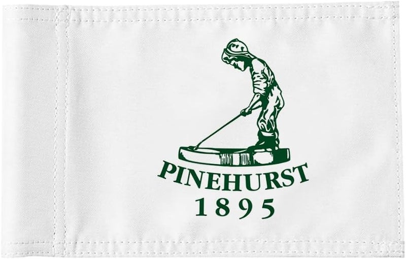 2BUT Pinehurst Golf Club Golf Pin PGA Flag Practic Putting Green Golf Flag For Backyard Garden Double-Sewn 600D Nylon Miniature Pin Flag Regulation Tube Flag(A 8"X6") - Image 1
